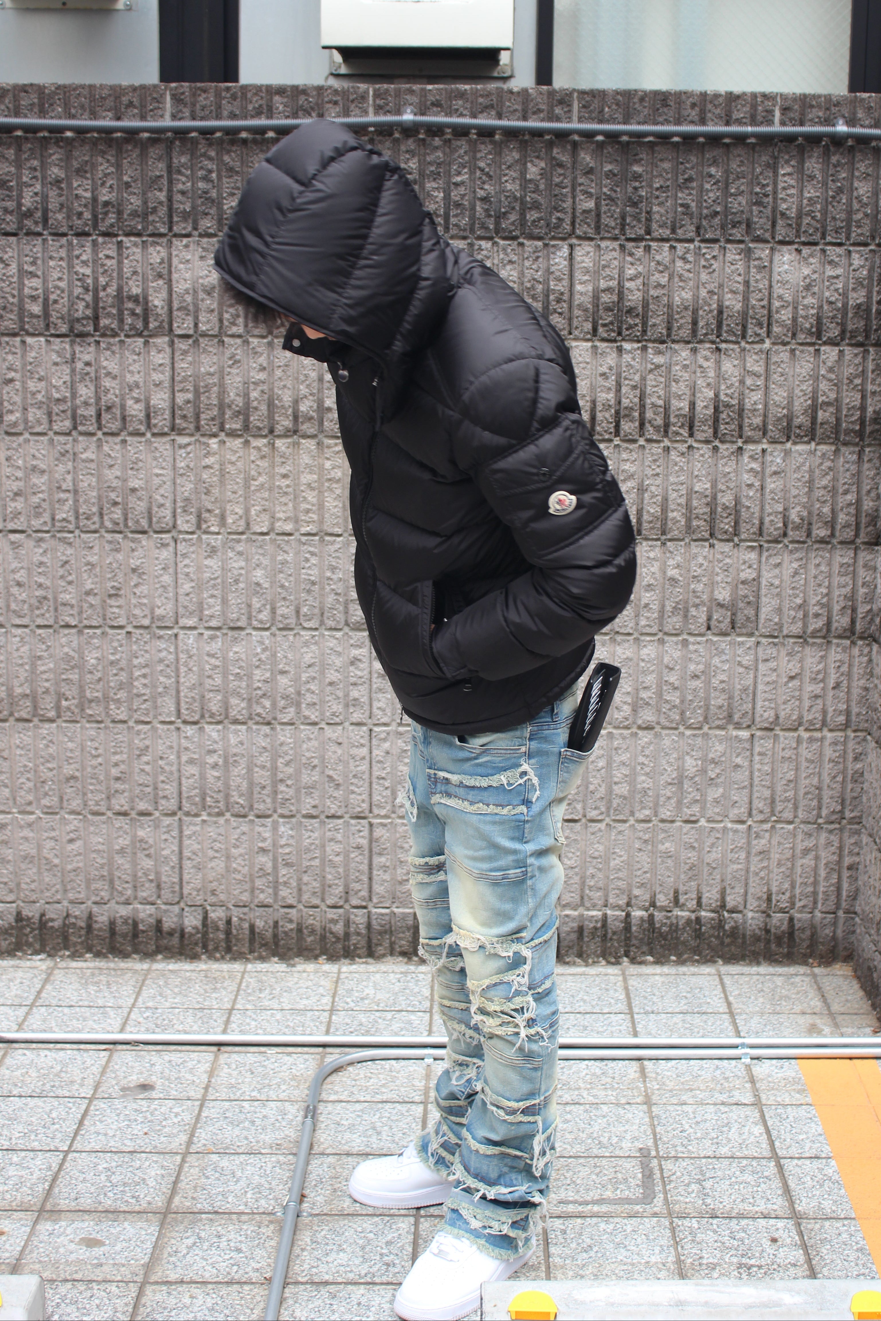 FLARE LAYERED STACKED - BLUE