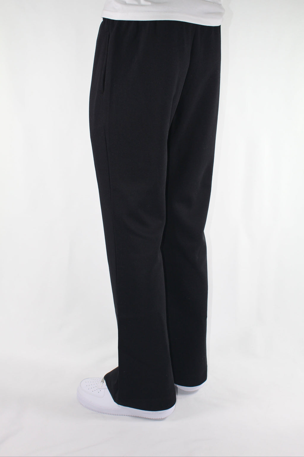 FLARE SWEAT PANTS - BLACK