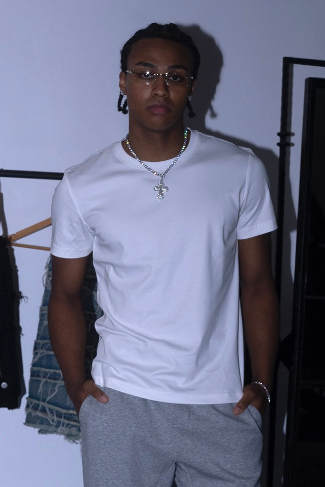 Slim Fit Tee White