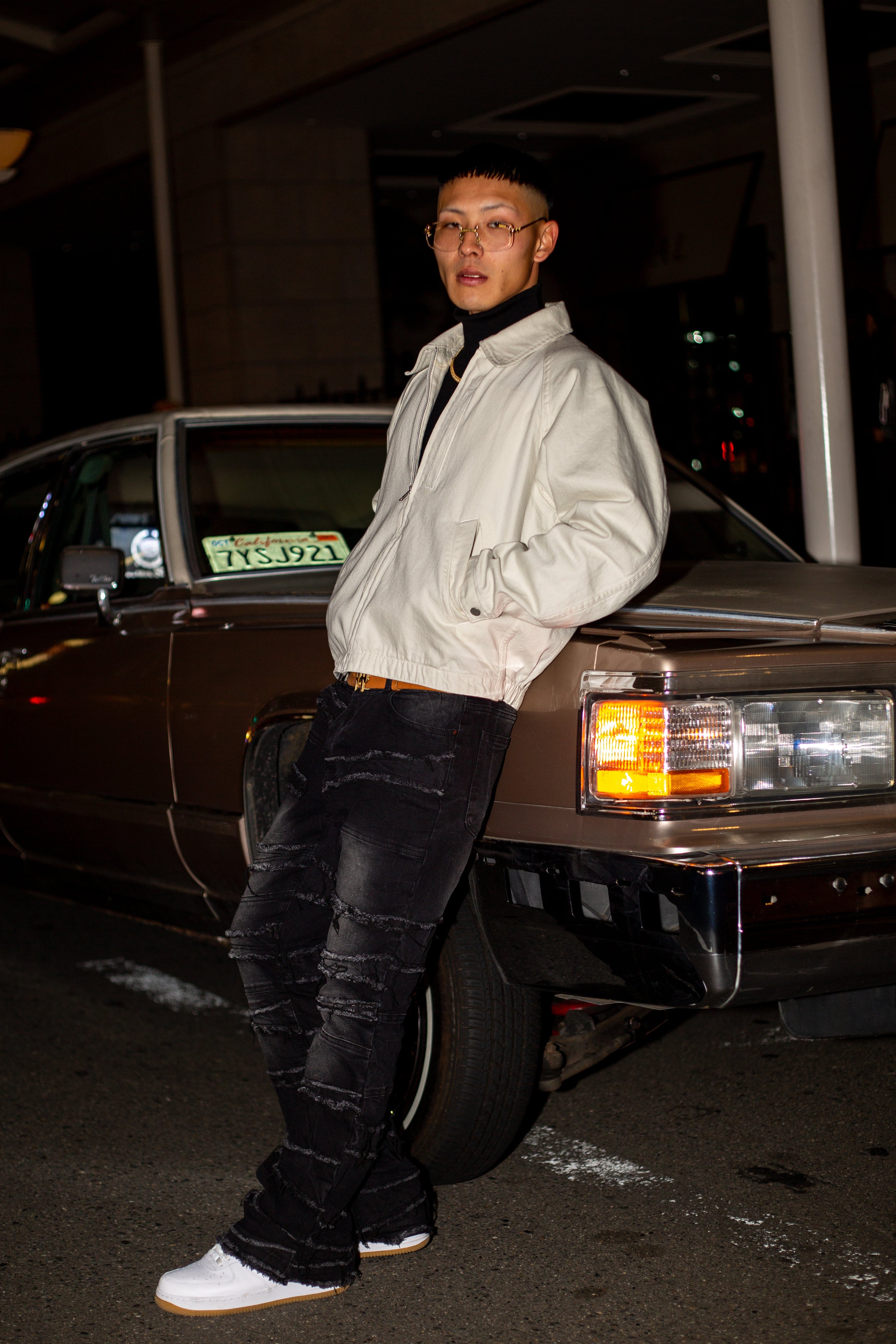 FLARE LAYERED STACKED - BLACK