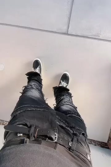 FLARE LAYERED STACKED - BLACK