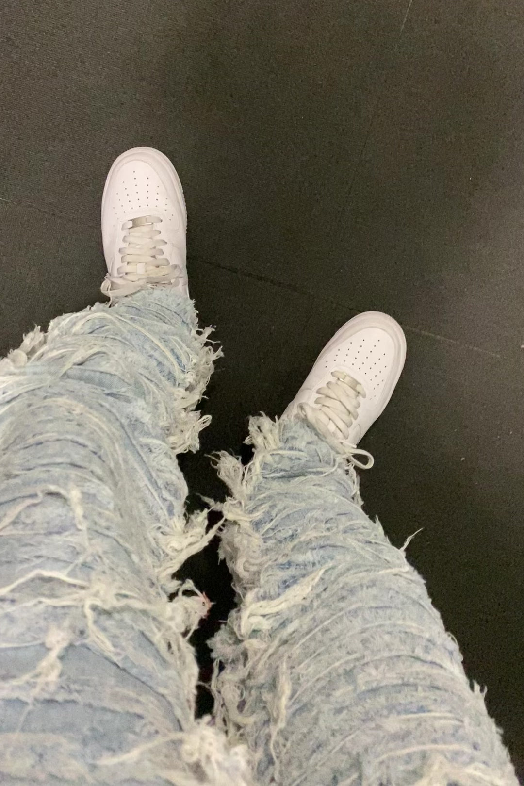 SLIM FRINGE STACKED - BLUE